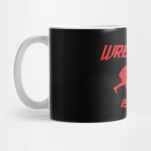 WRESTLING IS LIFE SHIRT RED Mug